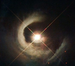 تصویر تلسکوپ هابل از یک ستاره‌ی جدید