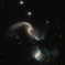 تصویر جدید هابل از دو کهکشان در حال برخورد با هم