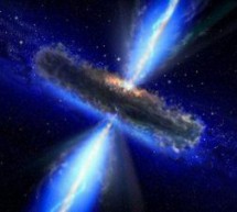دو بار فوران ماده از یک سیاه چاله فضایی