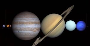 تمامی سیارات منظومه شمسی در فاصله بین زمین و ماه جا می شوند 