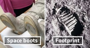 چرا کفش‌های نیل آرمسترانگ با اولین ردپای انسان روی ماه مطابقت ندارند؟