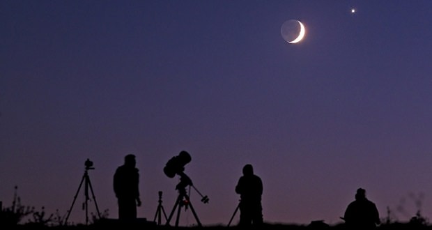تقویم نجومی اردیبهشت 98 ؛ رویت هلال ماه رمضان 1440