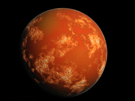 تصویر ثبت شده از بهمن عظیم در سیاره مریخ!